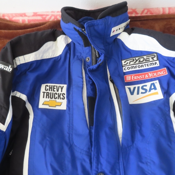 vintage 90s SPYDER US SKI TEAM jacket TEAM USA waterproof mens L - Picture 4 of 11